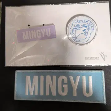 SEVENTEEN MINGYU 네임 와펜 네임 배치 민규
