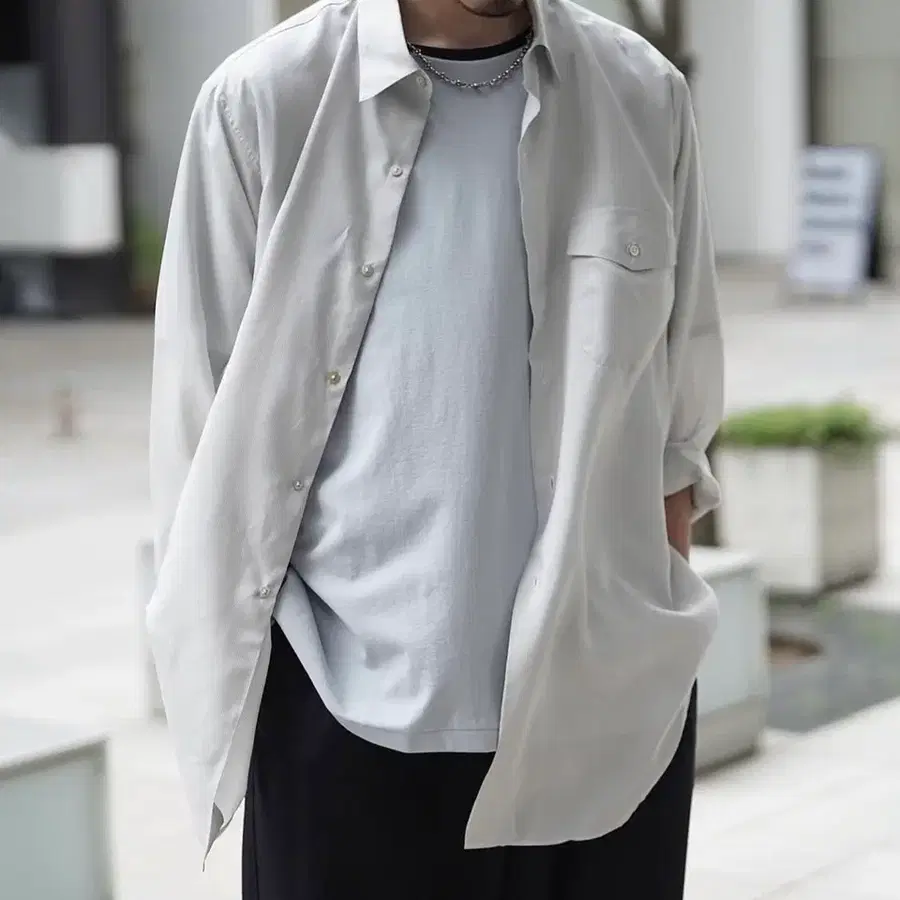 BISOWN 실크 100 셔츠