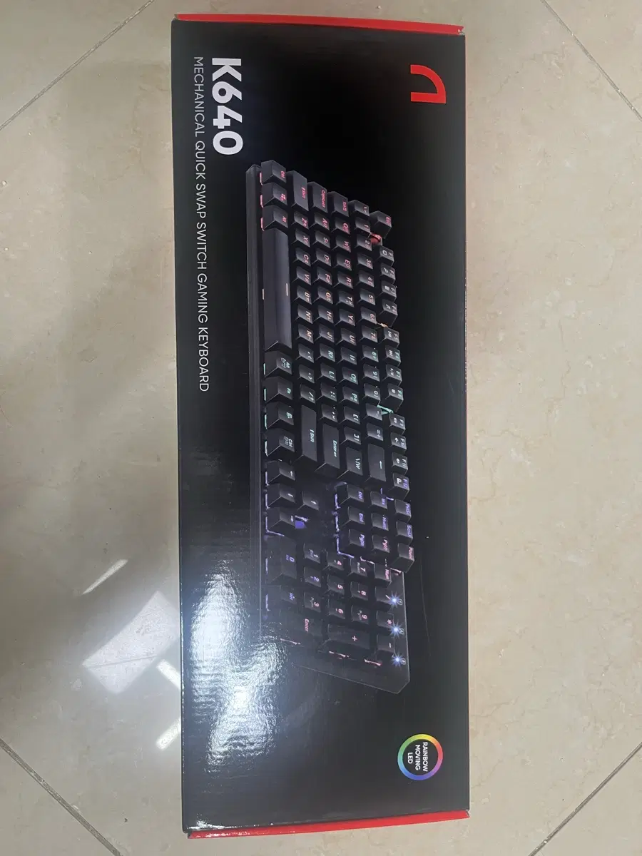 앱코 해커 K640 기계식 게이밍 키보드