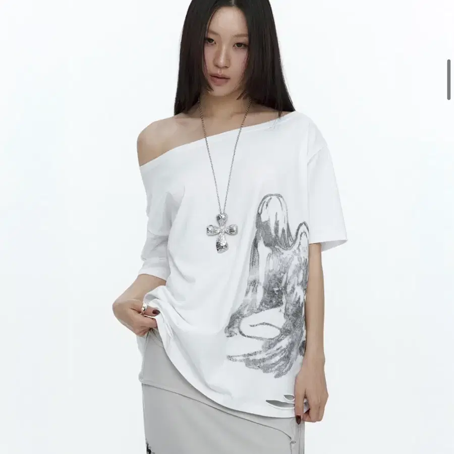 (새상품) 러프넥 Fallen Angel T-Shirt