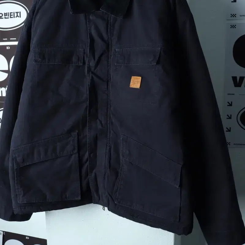 (L-XL) 라퍼지스토어 집업 바람막이 점퍼자켓 워크 누빔-H39779