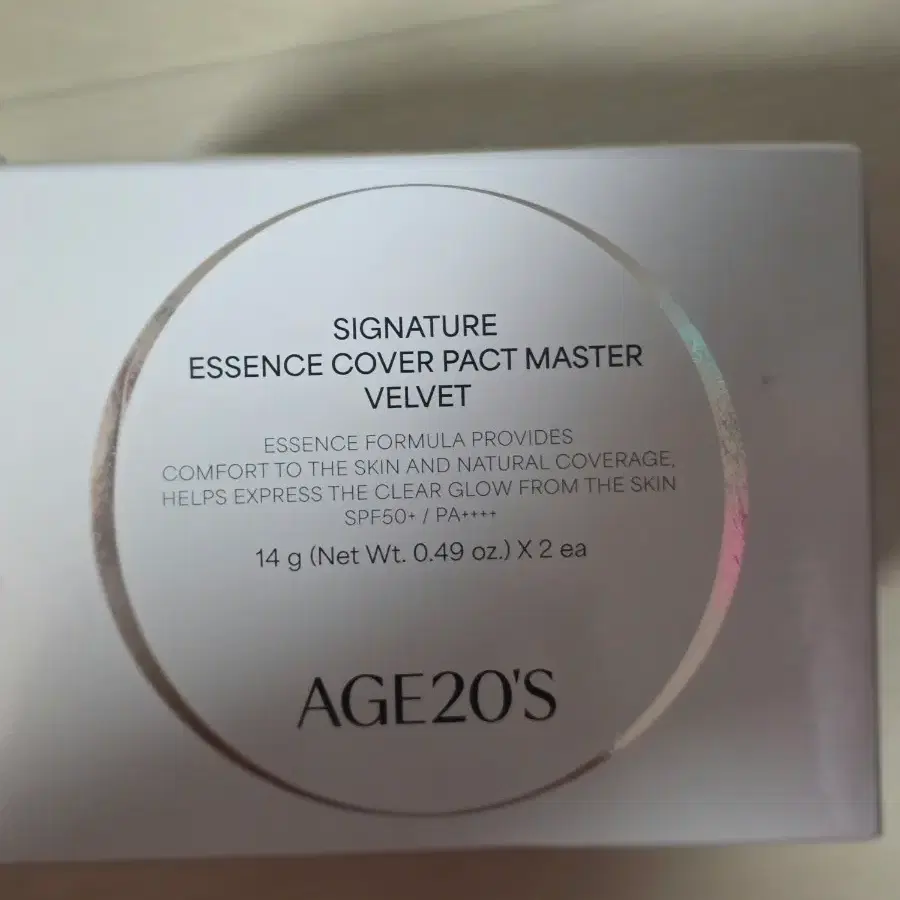 AGE20'S 시그니처 에센스 커버 팩트 마스터 벨벳