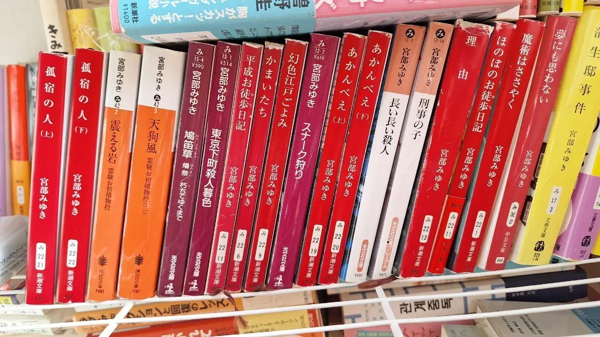 일본 유명 추리작가 미야베미유키 각종 추리소설 작품(일본원서)