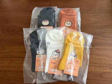 [새상품] GU 치이카와(먼작귀) 양말 5켤레 세트 23-25cm