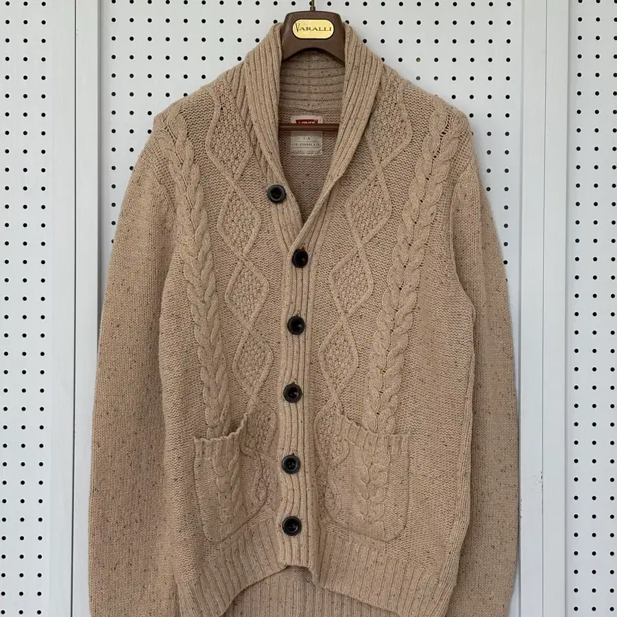 Levi'sㅣWool shawl collar cable-knit cardigan Size L