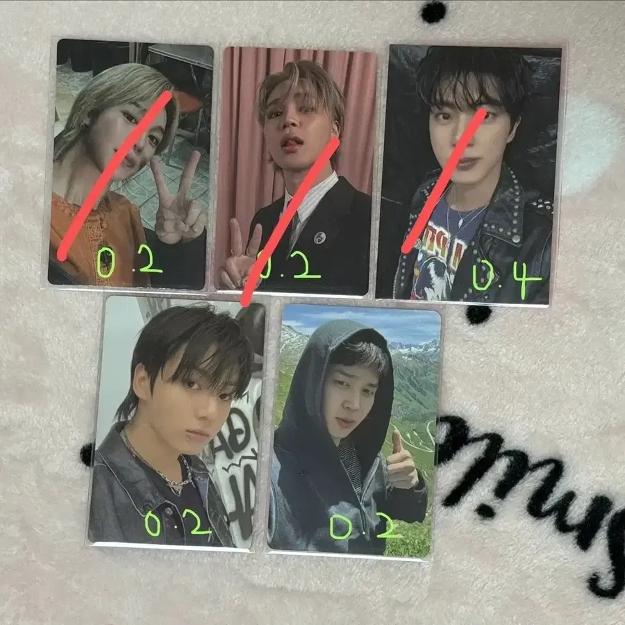 방탄 포카 판매 진 지민 정국