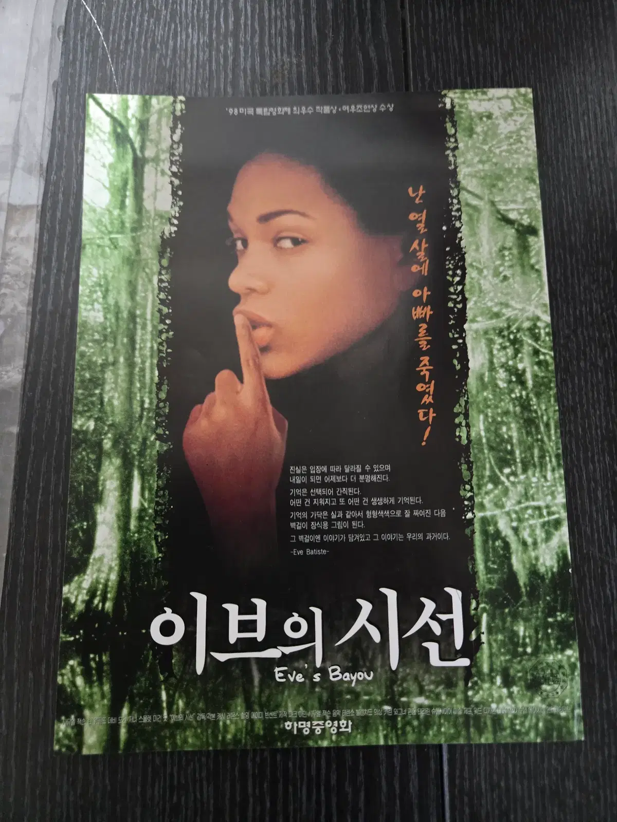 이브의 시선/영화전단지/영화자료/고전희귀