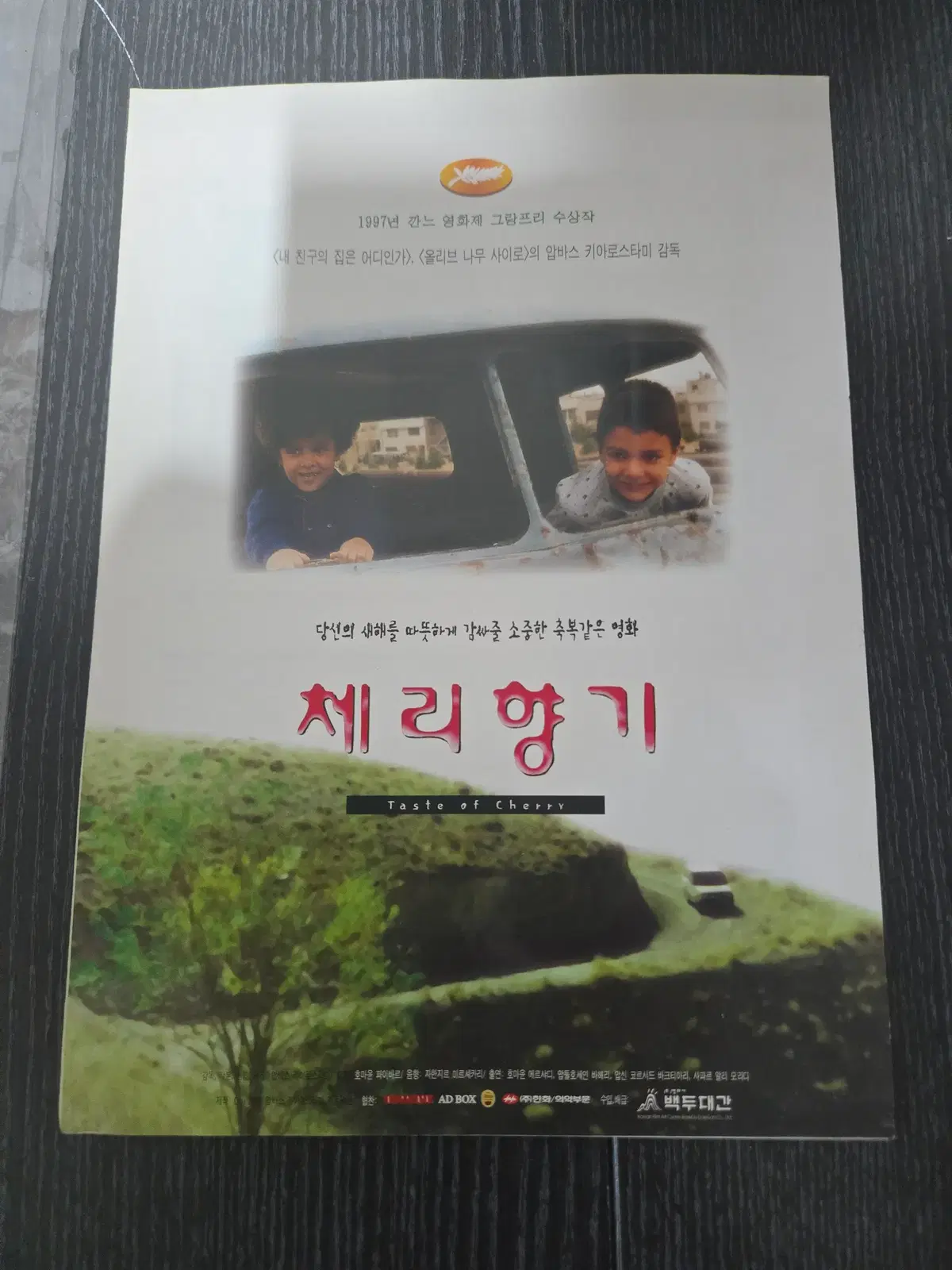 체리향기/영화전단지/영화자료/고전희귀