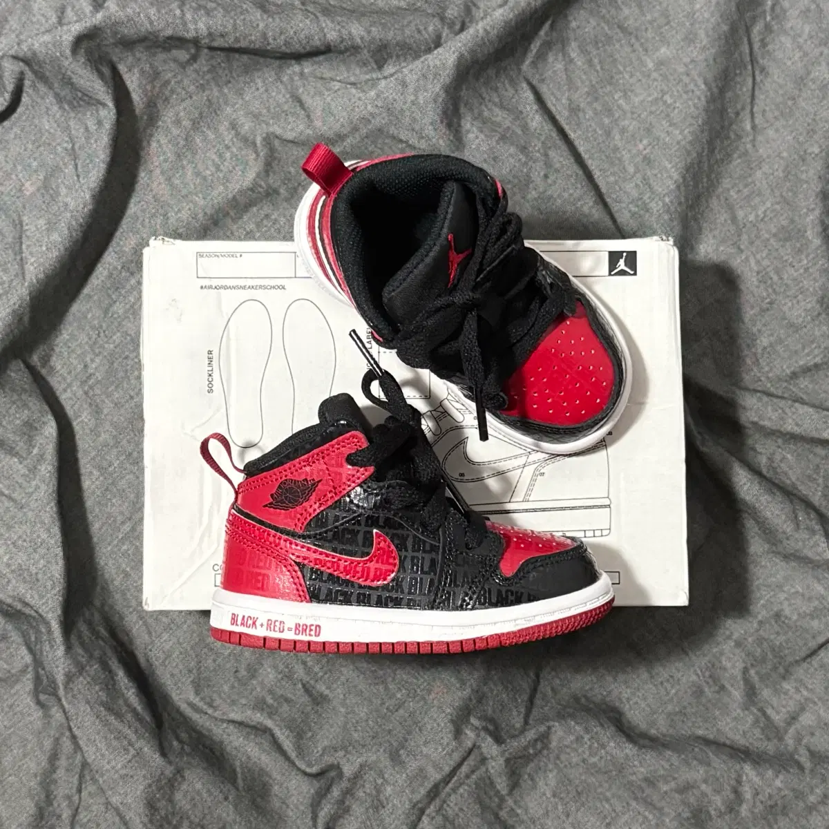 Jordan 1 Mid SS (TD) Sz 5C(110)