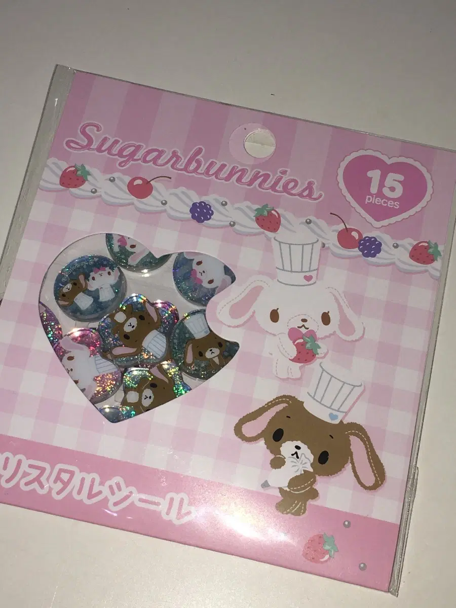 슈가바니즈 크리스탈 씰 스티커 15개입 유리알