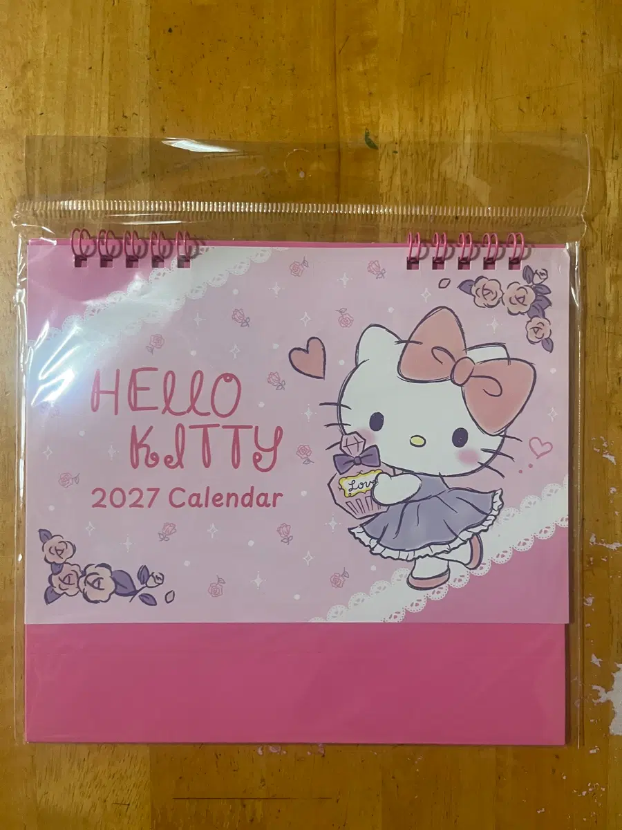 일본 헬로키티 2027 캘린더 책상달력