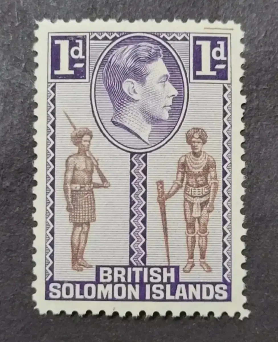 1939년 영국 킹조지6세 기념 우표 British Solomon Islands