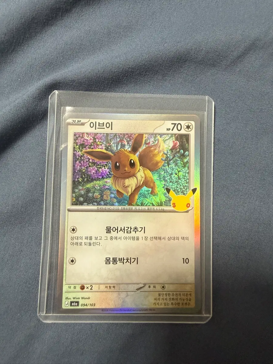 포켓몬카드 이브이 30주년 s급