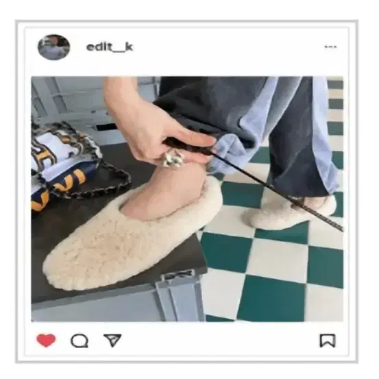 에디트케이 뽀글이 플랫