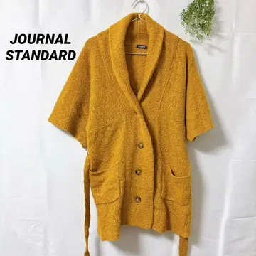 JOURNAL STANDARD 알파카 혼방 반팔 울 코트 벨트 포함