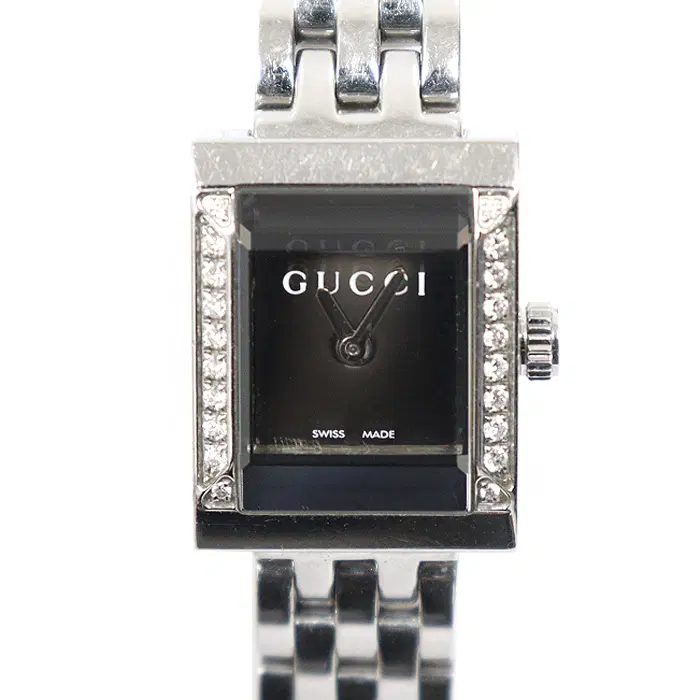 Gucci(구찌) YA128508 14MM 스틸 쿼츠 20P 다이아 G프레임 여성시계