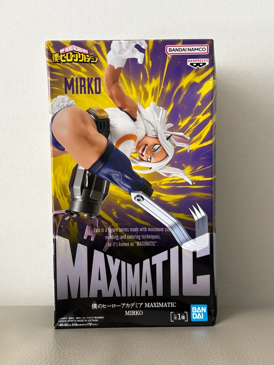 (미개봉) 나의 히어로 아카데미아 피규어 MAXIMATIC 미르코