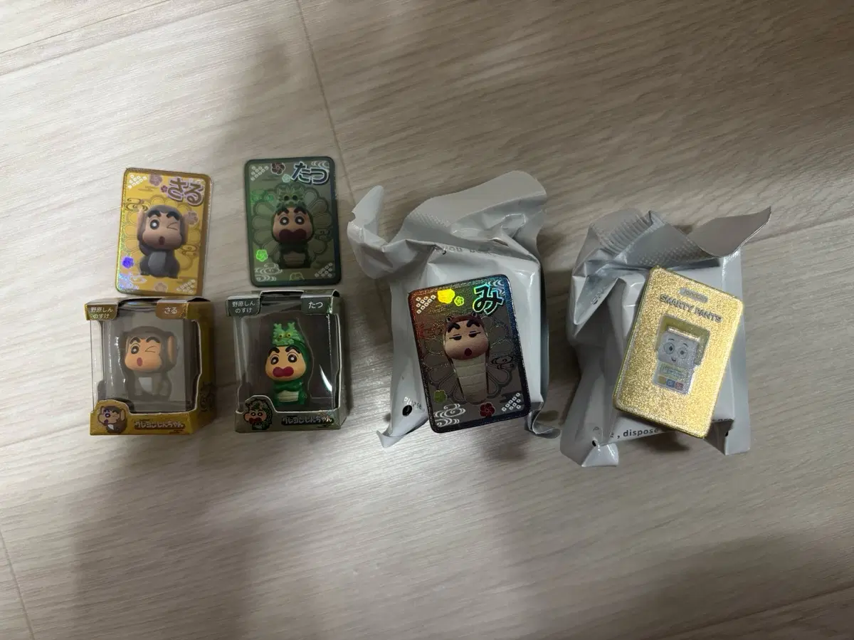 짱구 쌀알 피규어 일괄