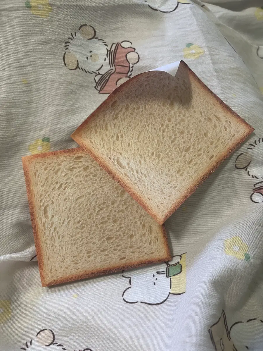 식빵 모양 메모지 소분
