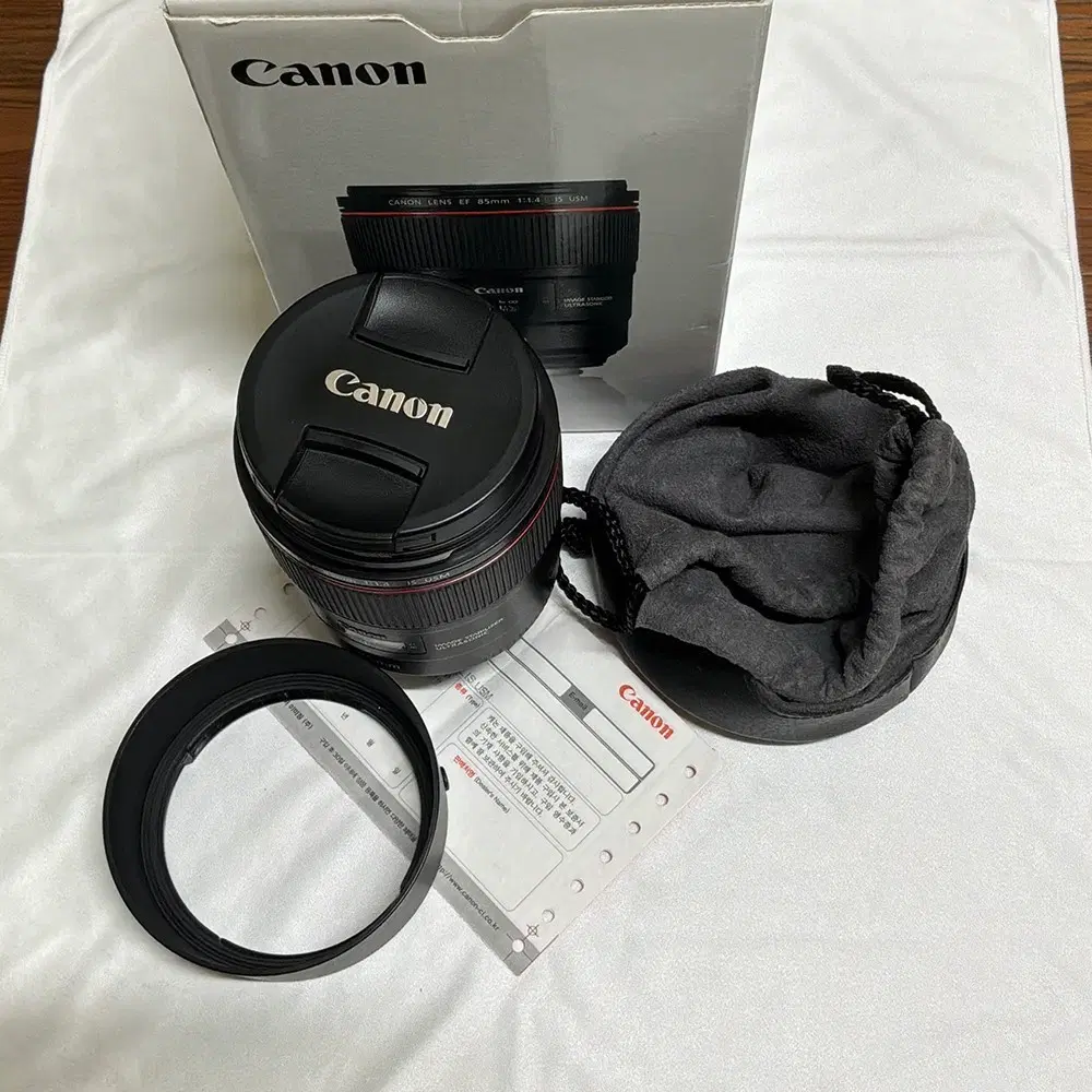캐논 85.4 손만두 EF 85mm F1.4 정품 팝니다