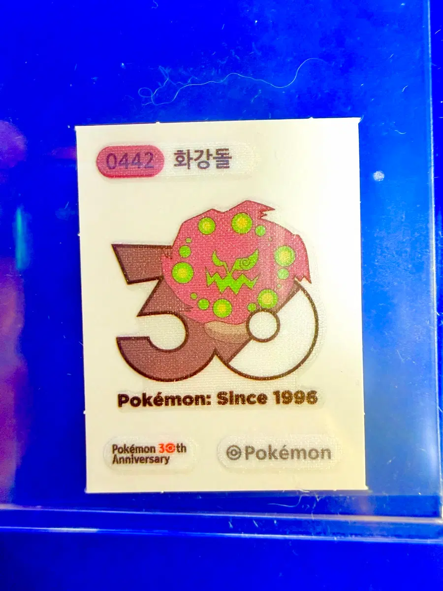 포켓몬스터 30주년 띠부씰 스티커 화강돌