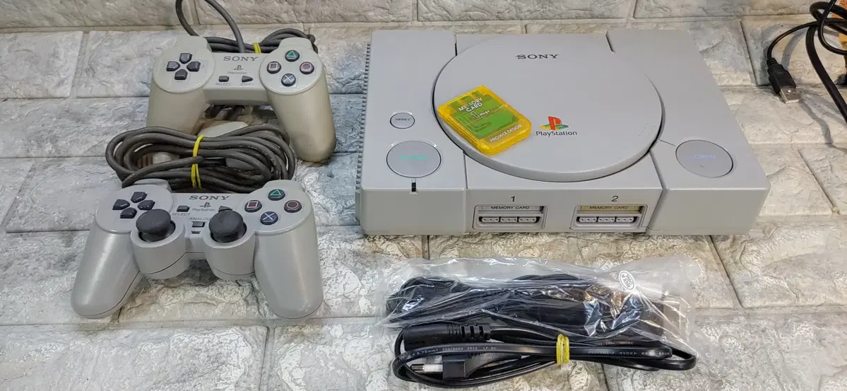 소니 ps1 scph-9000 일판 220v 2인셋 서민용