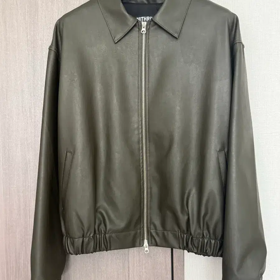 레더 자켓 카키색상 2XL~3XL