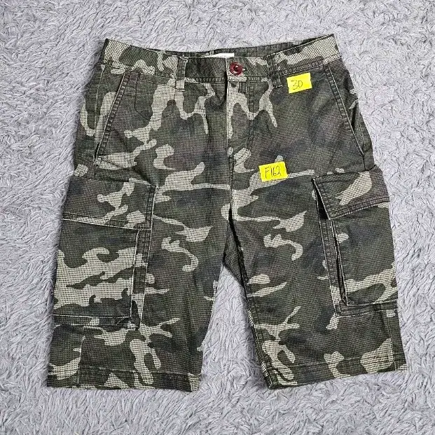 빈티지 카모플라쥬 카고 반바지 실측 30 F162