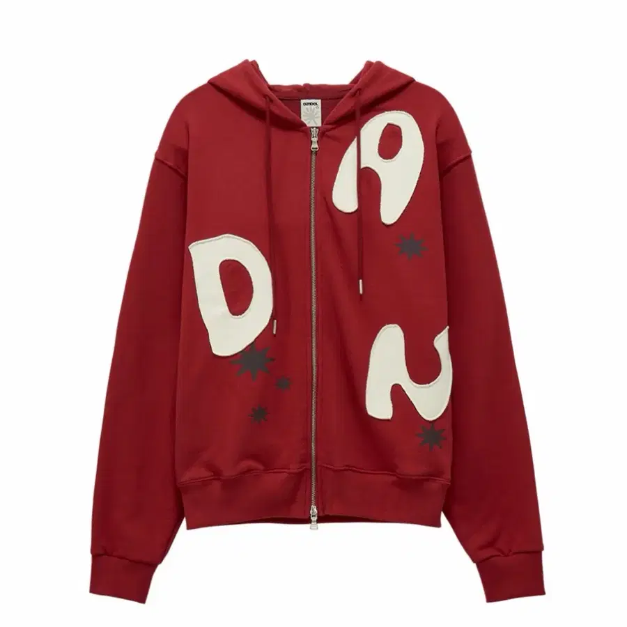 단델 DD type applique hoodie zip-up