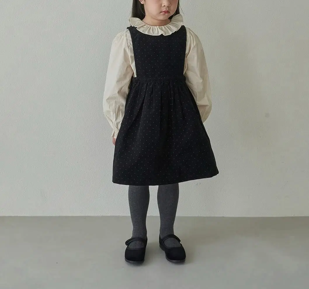 유아 마망블랑 블라우스 원피스 세트