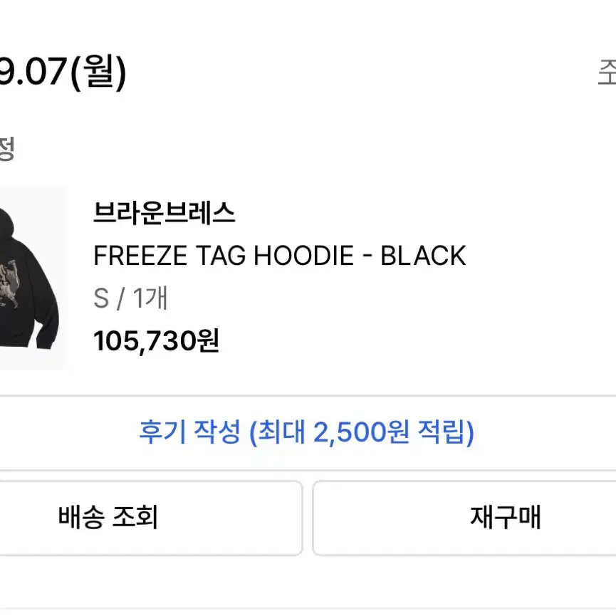 브라운브레스 FREEZE TAG HOODIE