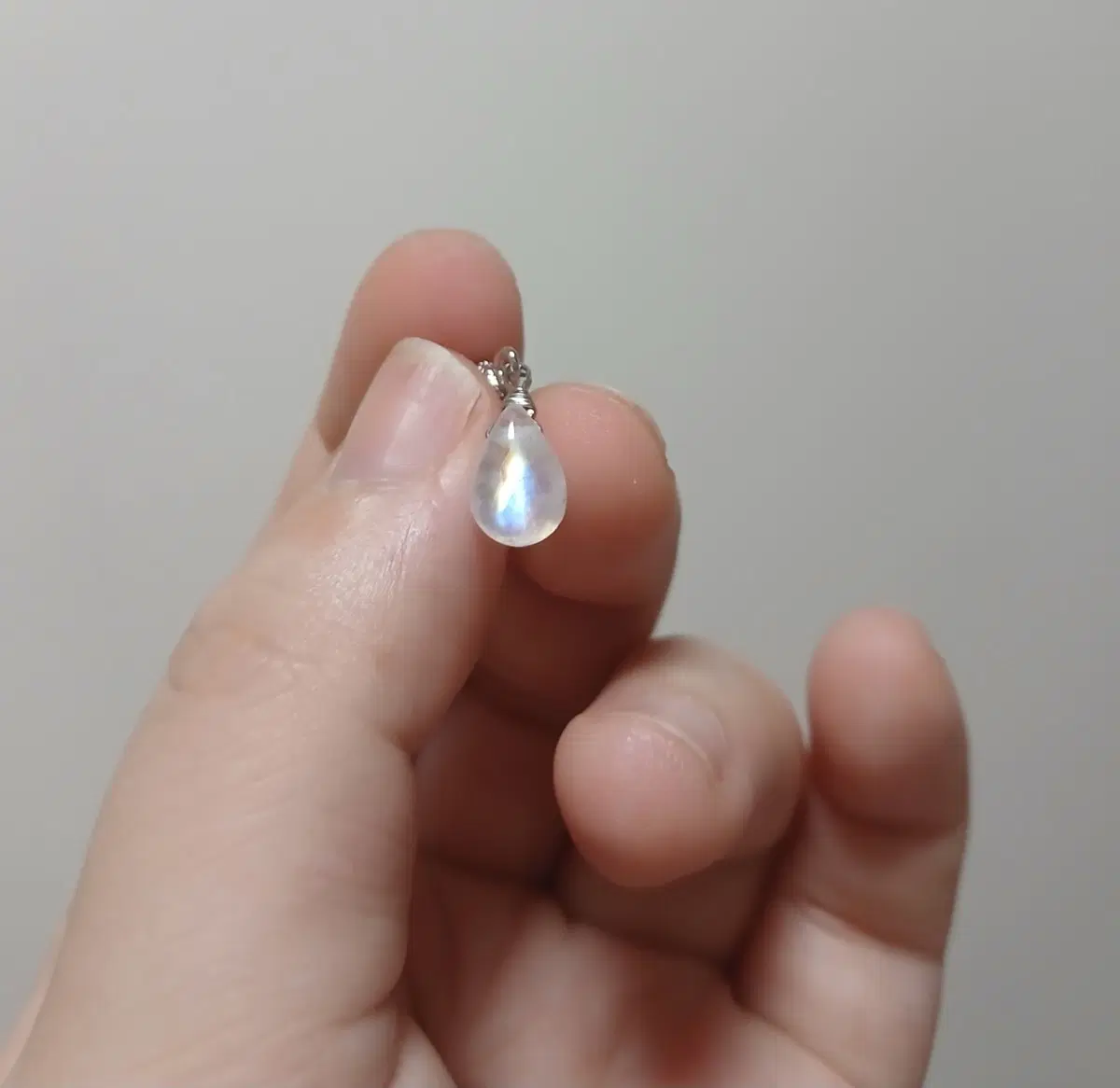 [무료배송]AAAA레인보우 문스톤 팬던트
