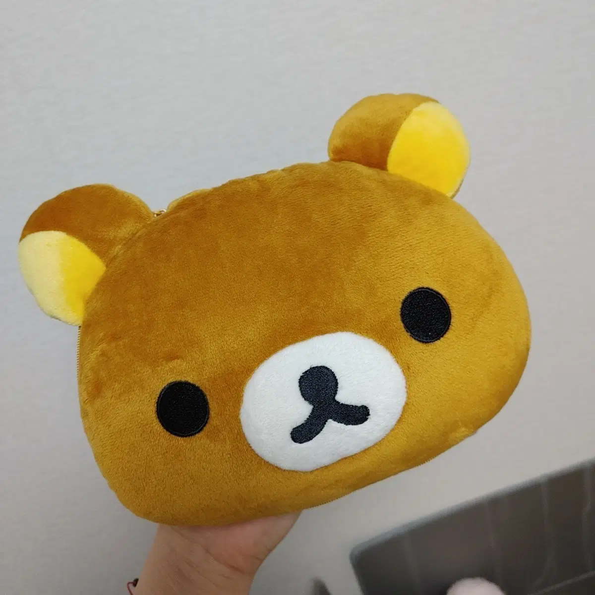 고전 정품 리락쿠마 CD 홀더 가방 보관 인형
