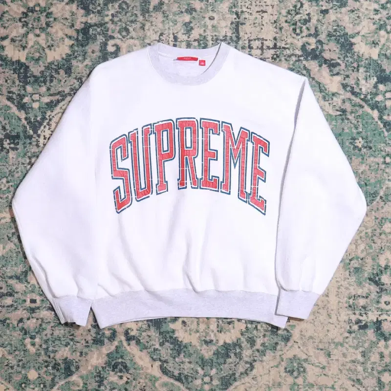 Supreme 슈프림 23FW 인사이드 아웃 크루넥 애쉬그레이 S