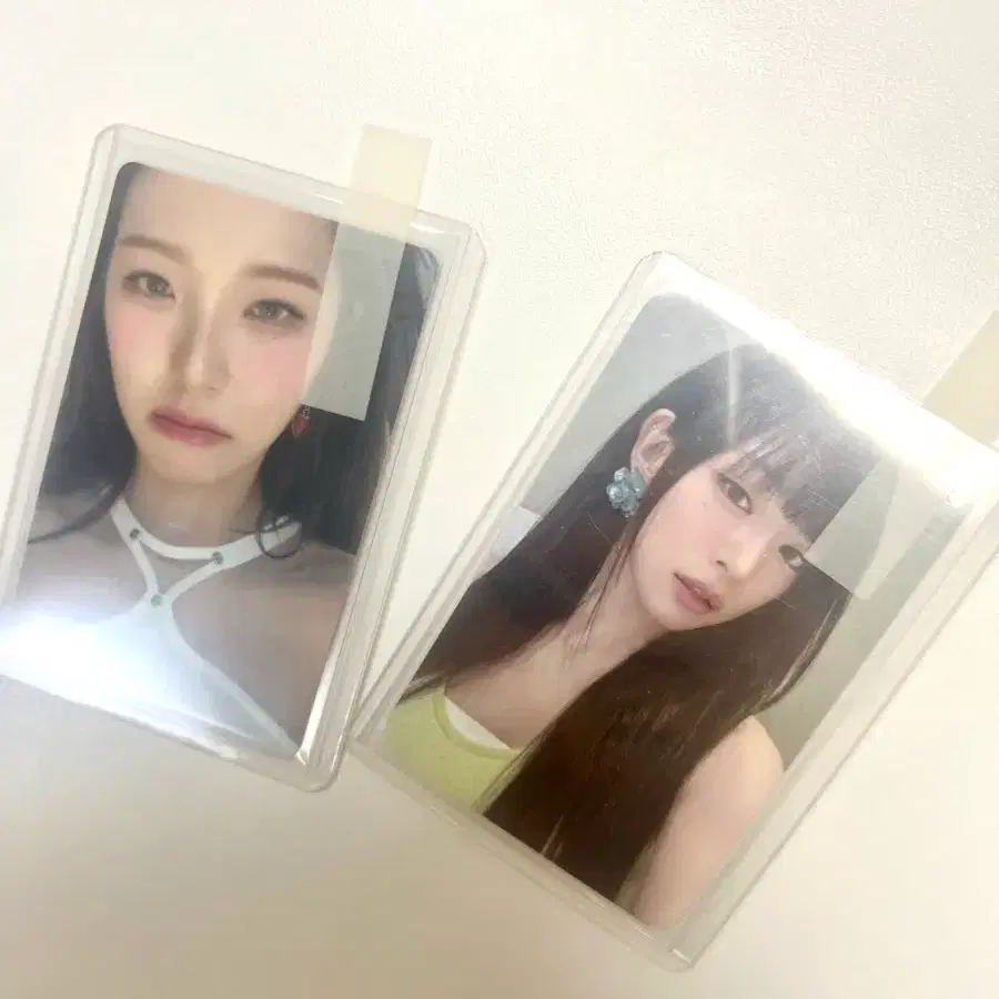 백지헌 이채영 포카 일괄 (+cd앨범은덤