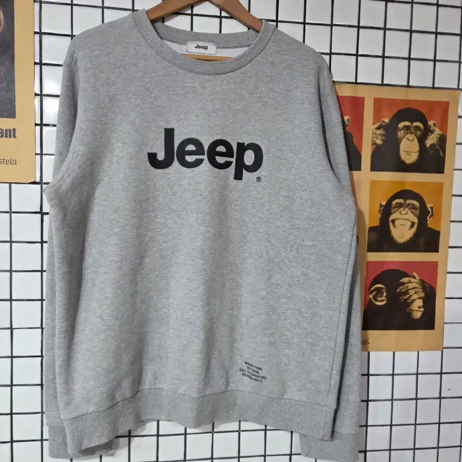 Jeep 맨투맨 그레이 0919