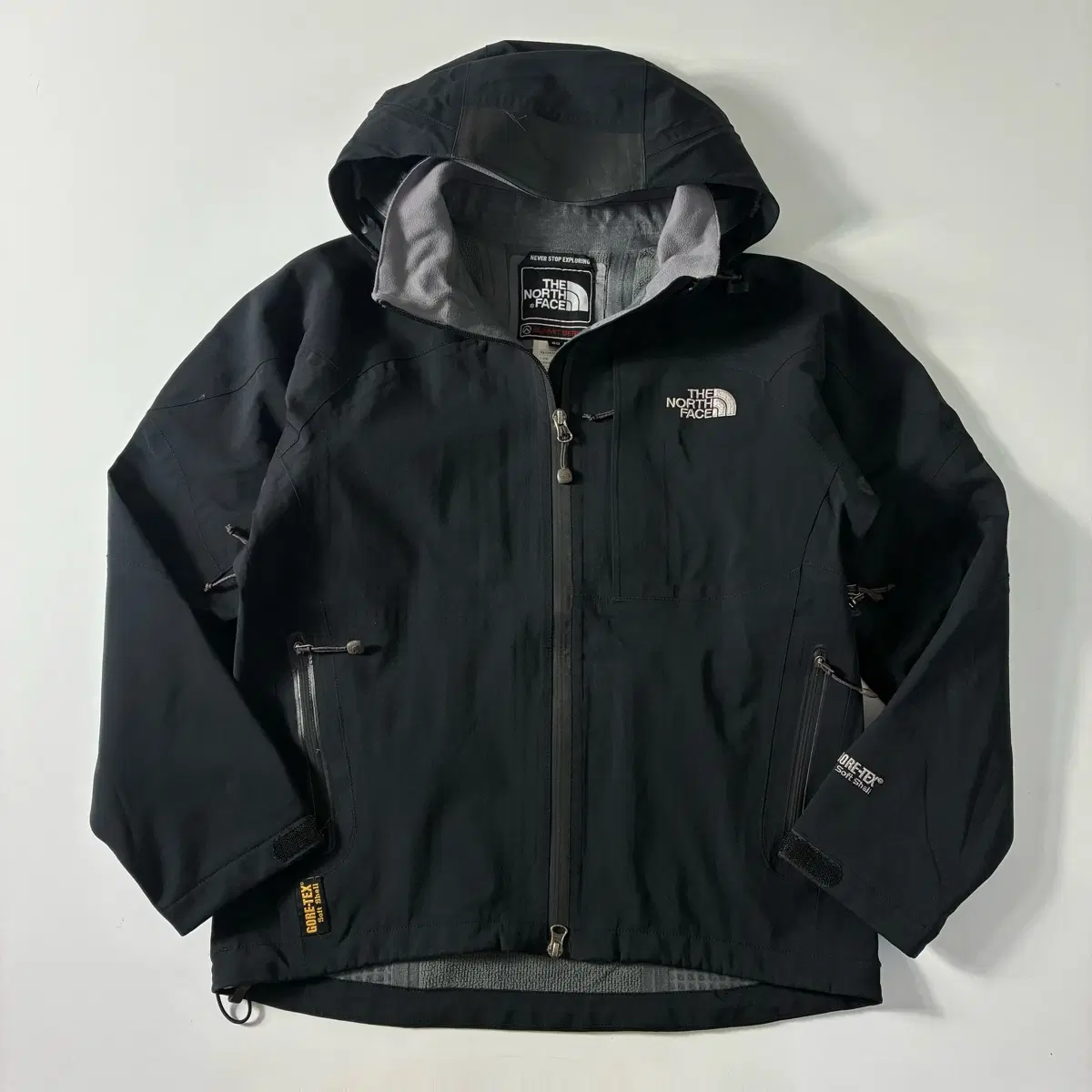 The northface 노스페이스 써밋시리즈 고어텍스 블랙 바람막이 자켓