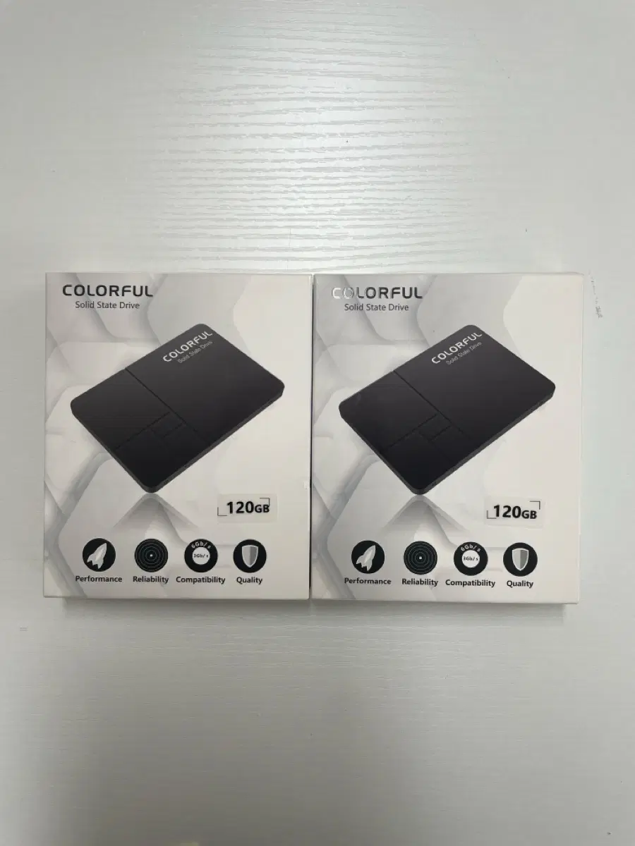 컬러풀 SSD 120GB(단순개봉,미사용)