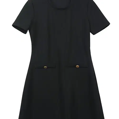 ZARA 원피스(M) 클래식 블랙 포켓 원피스