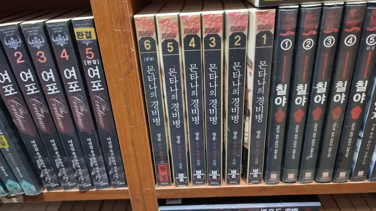 몬타나의경비병 1-6 완 장운 퓨전 판타지 소설
