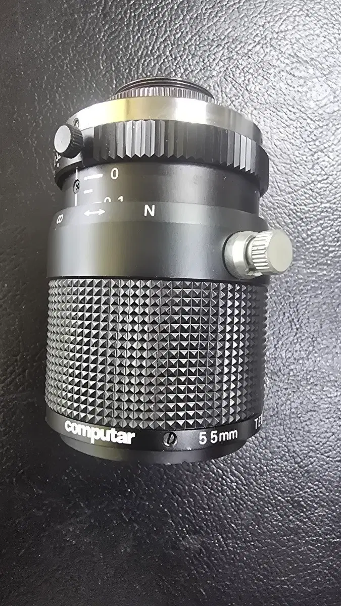 Computar TEC-M55(TEC-55) 모델로 보이는 55mm 텔레센트릭(Telecentric)