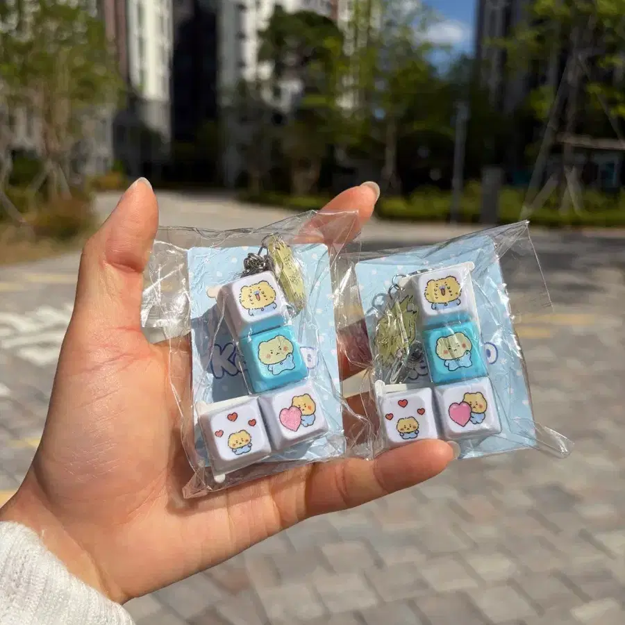 할인 망곰이 LED키캡 4구 키링