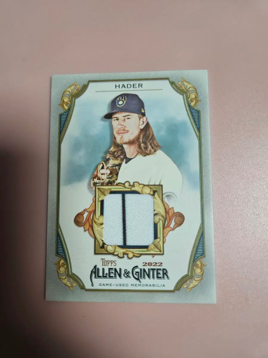 밀워키)조쉬 헤이더 2022 Topps 저지 카드