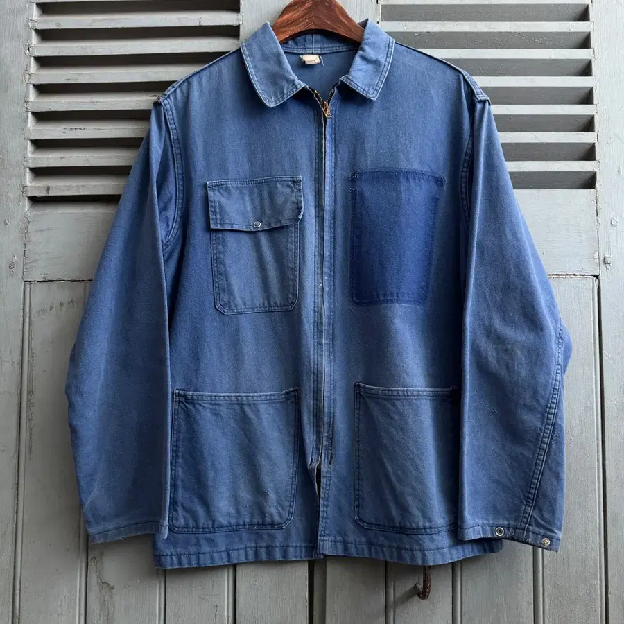 [M]70's Made in France 고스트 포켓 사이클리스트 자켓