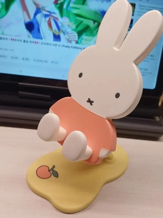 미피 휴대폰 거치대 오렌지