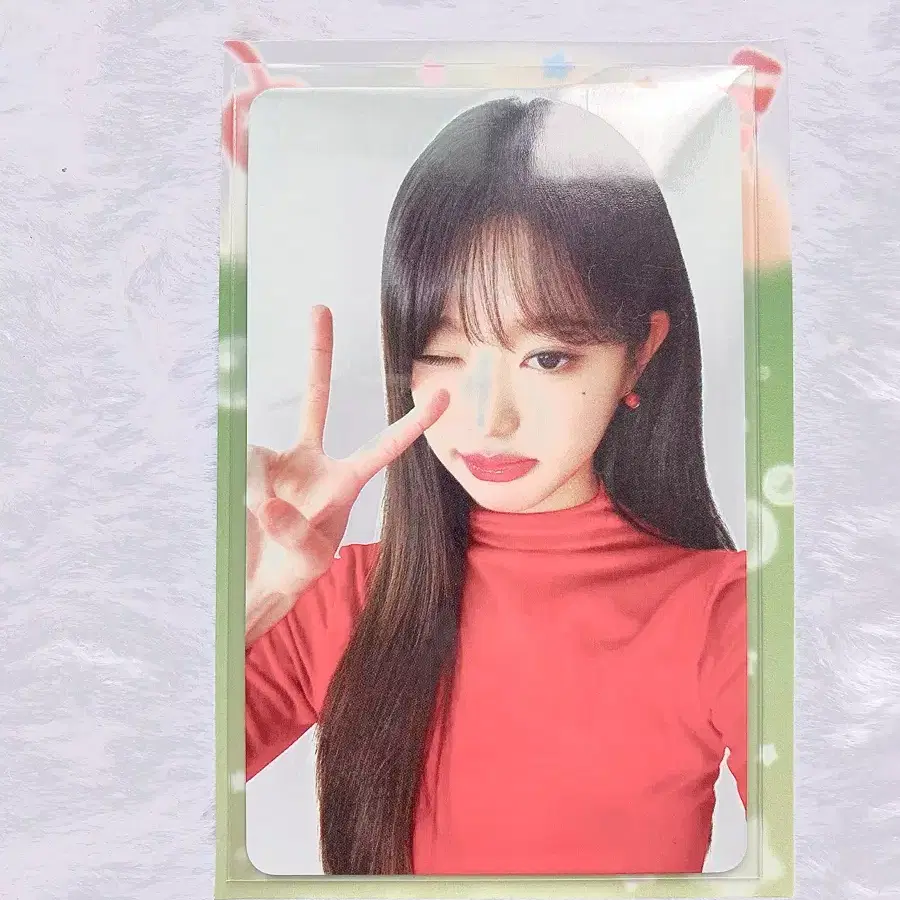 아이브원영 파파존스 포토카드