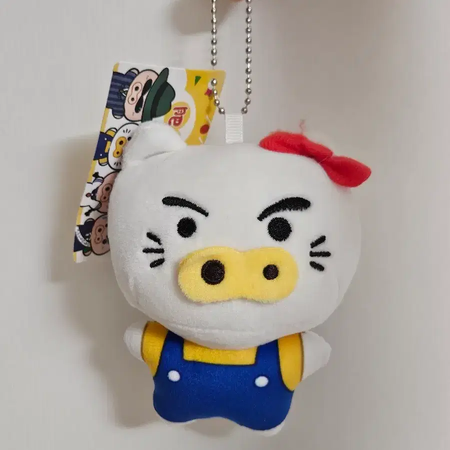 짱구 부리부리몬 헬로키티 인형 키링