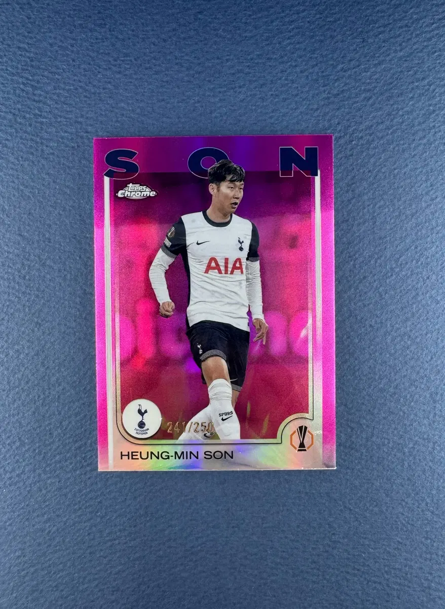 2024-25 Topps UEFA Club Competitions 손흥민 Pink 250장 한정