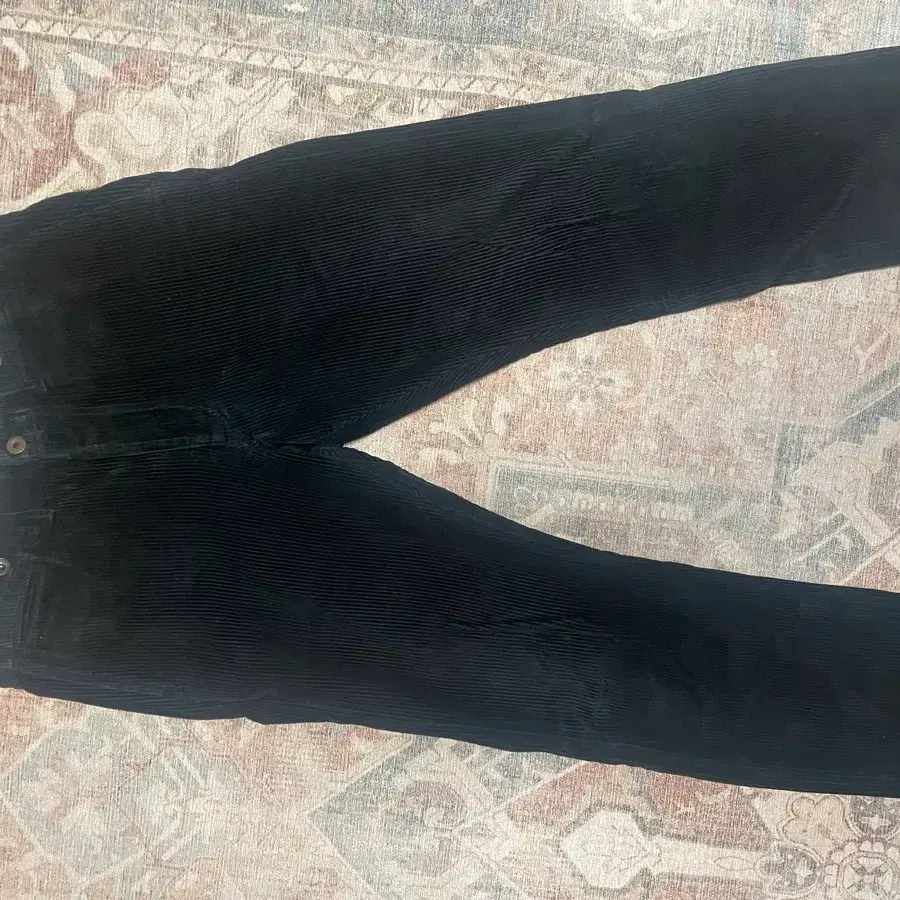 RRL 더블알엘 블랙 코듀로이 팬츠