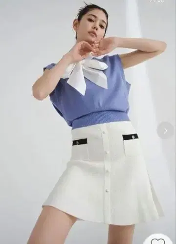 LILY BROWN x MARY QUANT 니트 스커트